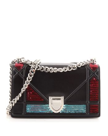 Diorama Flap Bag Lambskin Mini